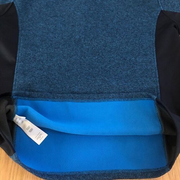 SPYDER Outbound 1/2 Zip Pullover Core Sweater Blue/Black/Orange - Picture 4 of 8